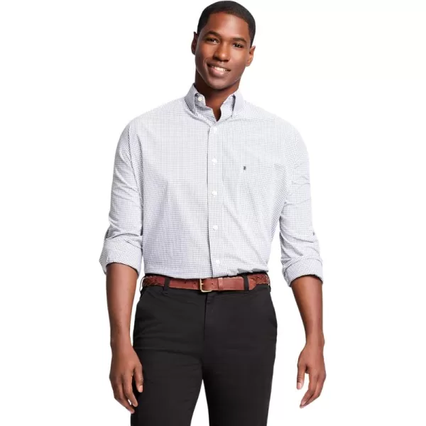 IZOD Men's Performance Comfort Long Sleeve Gingham Button Down Shirt