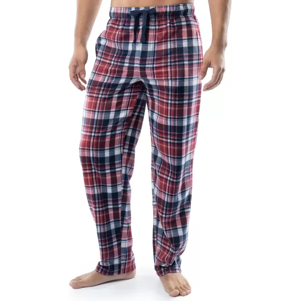 IZOD Men's Long Sleeve Jersey Top and Fleece Pants Sleep Pajama Set