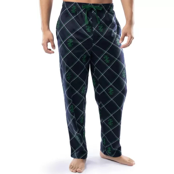 IZOD Men's Long Sleeve Jersey Top and Fleece Pants Sleep Pajama Set
