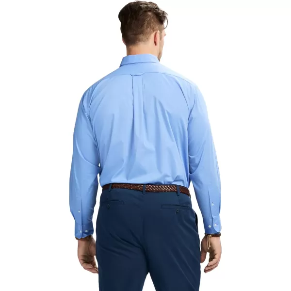 IZOD Men's Big and Tall Wrinkle Resistant Stretch Fabric Button Down Collar Dress Shirt