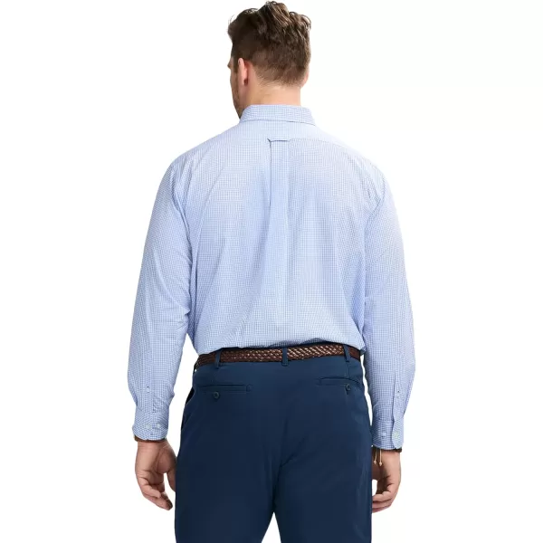 IZOD Men's Big and Tall Wrinkle Resistant Stretch Fabric Button Down Collar Dress Shirt