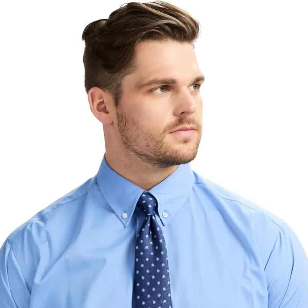 IZOD Men's Big and Tall Wrinkle Resistant Stretch Fabric Button Down Collar Dress Shirt