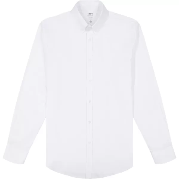 IZOD Men's Slim Fit Moisture Wicking Wrinkle Resistant Stretch Button Down Collar Dress Shirt