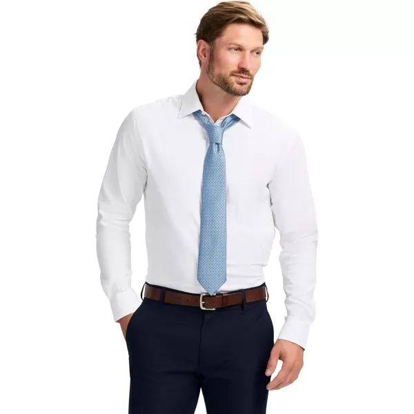 IZOD Men's Slim Fit Moisture Wicking Wrinkle Resistant Stretch Button Down Collar Dress Shirt