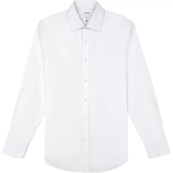 IZOD Men's Slim Fit Moisture Wicking Wrinkle Resistant Stretch Button Down Collar Dress Shirt