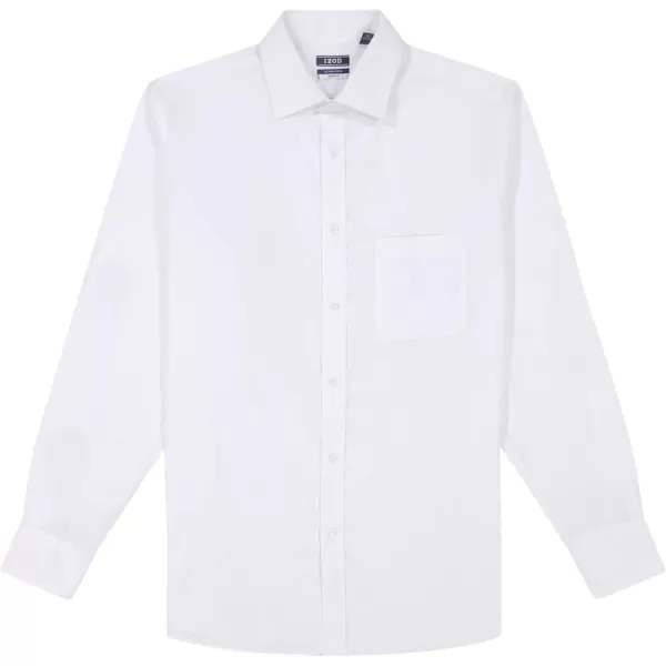 IZOD Men's Wrinkle Resistant Stretch Fabric Button Down Collar Dress Shirt