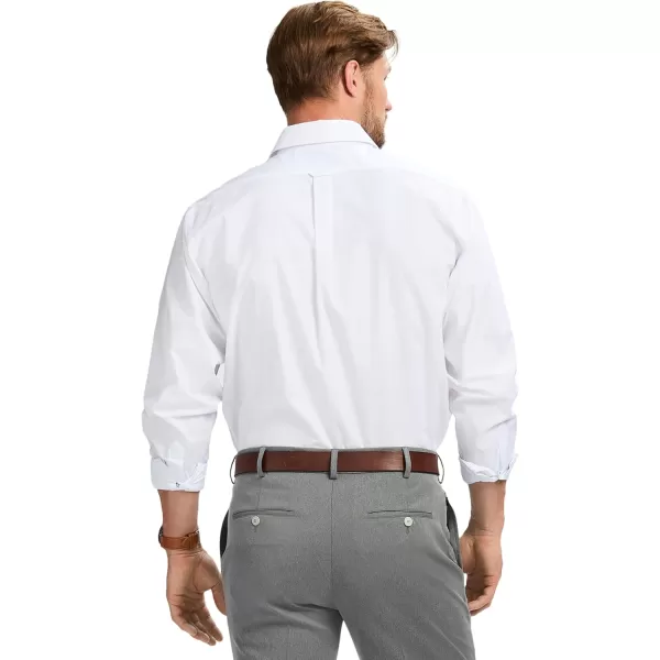 IZOD Men's Wrinkle Resistant Stretch Fabric Button Down Collar Dress Shirt