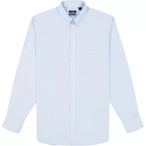 IZOD Men's Wrinkle Resistant Stretch Fabric Button Down Collar Dress Shirt