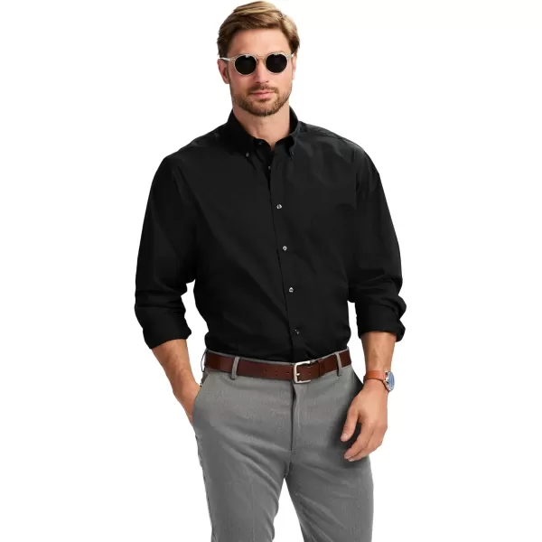 IZOD Men's Wrinkle Resistant Stretch Fabric Button Down Collar Dress Shirt