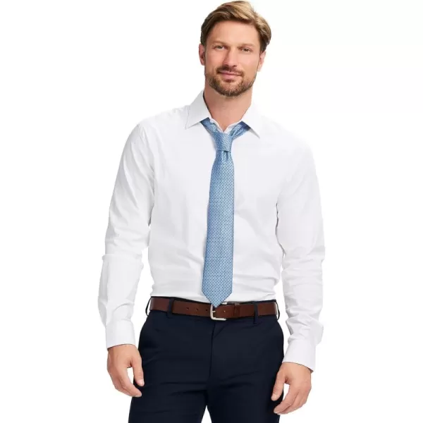 IZOD Men's Slim Fit Moisture Wicking Wrinkle Resistant Stretch Button Down Collar Dress Shirt
