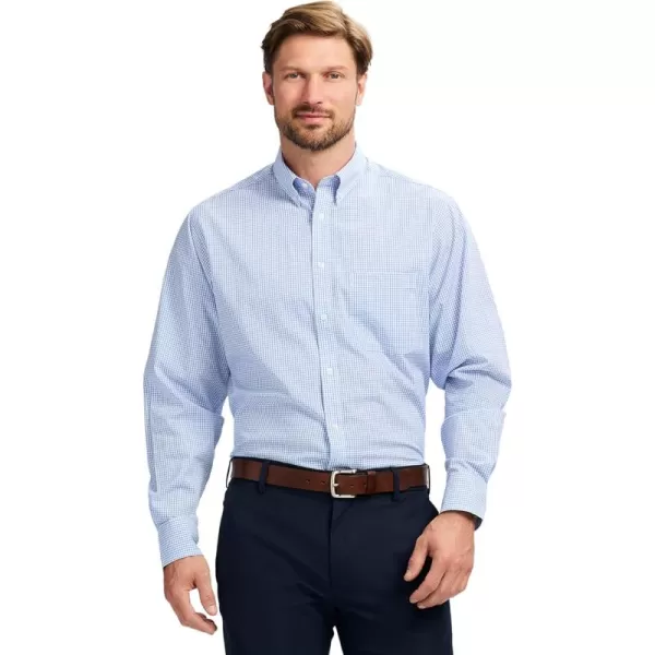 IZOD Men's Wrinkle Resistant Stretch Fabric Button Down Collar Dress Shirt