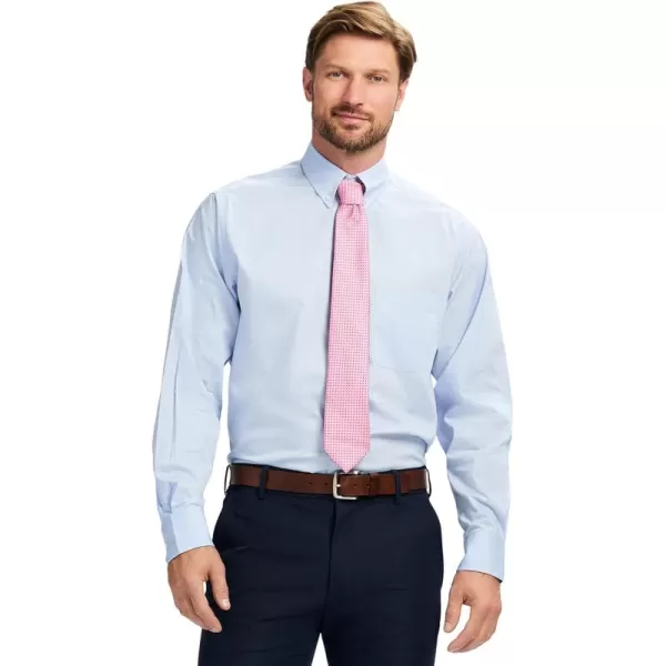 IZOD Men's Wrinkle Resistant Stretch Fabric Button Down Collar Dress Shirt