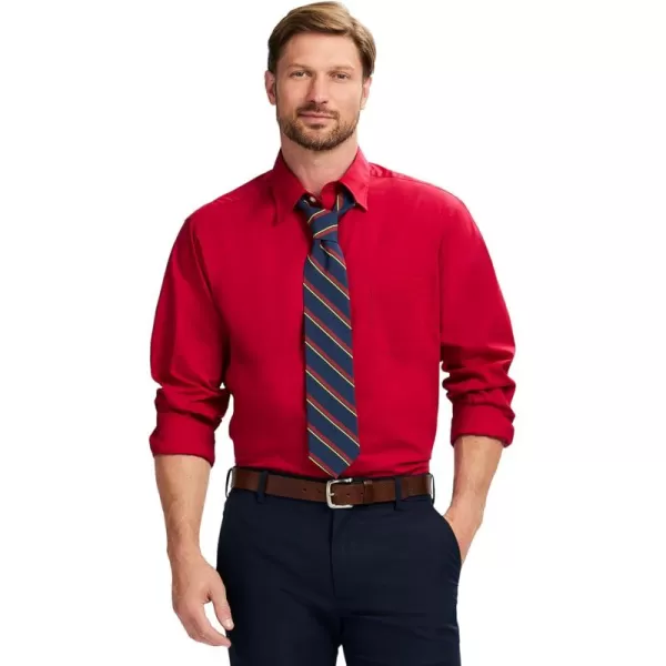IZOD Men's Wrinkle Resistant Stretch Fabric Button Down Collar Dress Shirt
