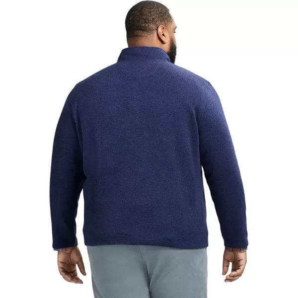 IZOD Men's Big and Tall Thermosoft Quarter Zip Sweater Fleece Pullover