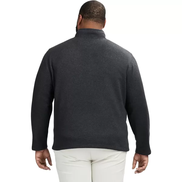 IZOD Men's Big and Tall Thermosoft Quarter Zip Sweater Fleece Pullover