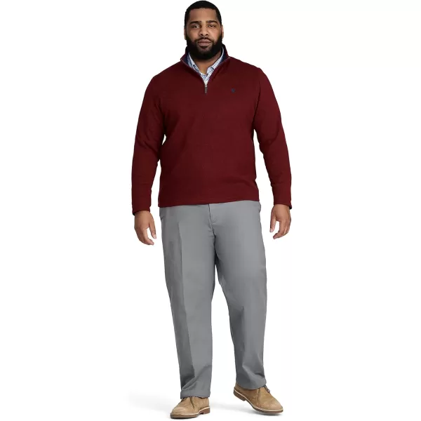 IZOD Men's Big and Tall Thermosoft Quarter Zip Sweater Fleece Pullover