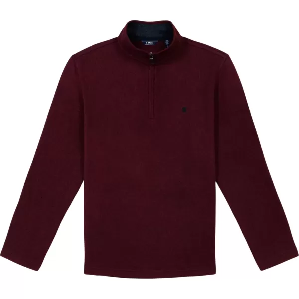 IZOD Men's Big and Tall Thermosoft Quarter Zip Sweater Fleece Pullover