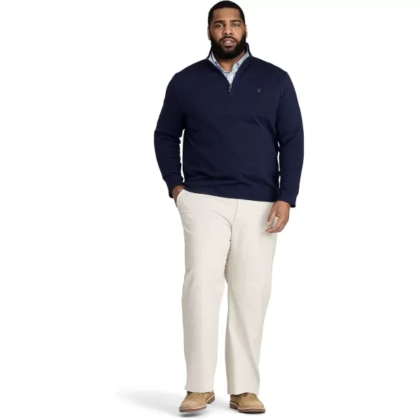 IZOD Men's Big and Tall Thermosoft Quarter Zip Sweater Fleece Pullover