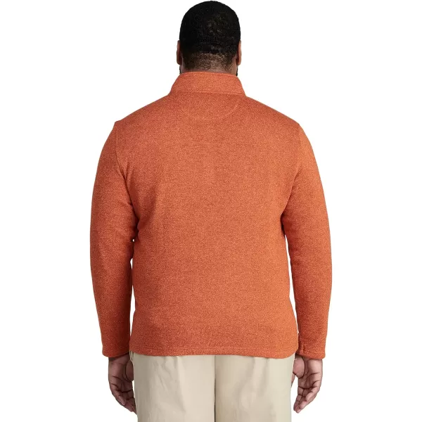 IZOD Men's Big and Tall Thermosoft Quarter Zip Sweater Fleece Pullover