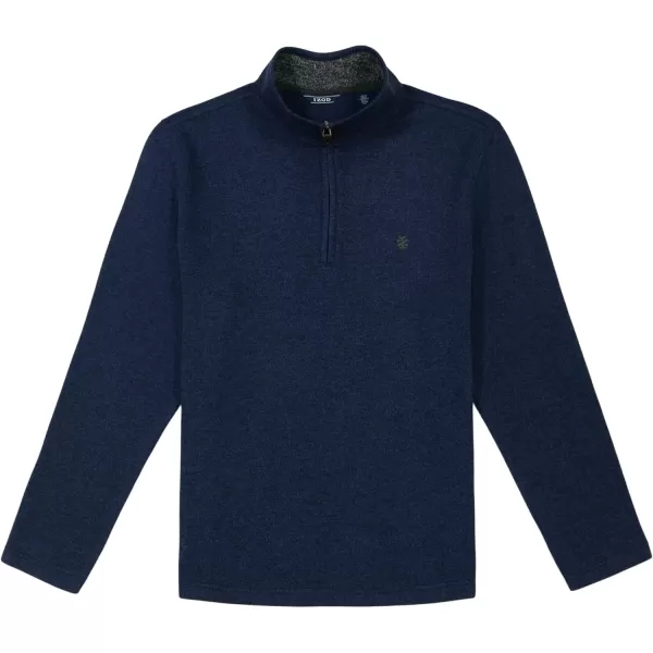 IZOD Men's Big and Tall Thermosoft Quarter Zip Sweater Fleece Pullover
