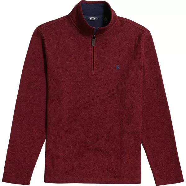 IZOD Men's Big and Tall Thermosoft Quarter Zip Sweater Fleece Pullover