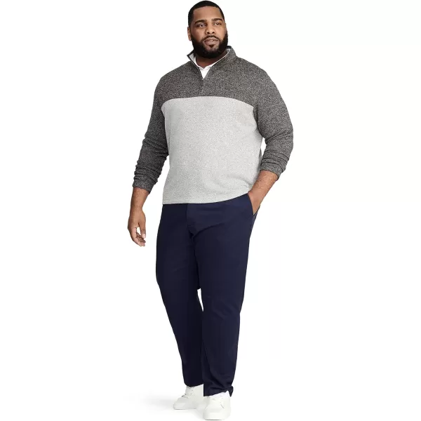 IZOD Men's Big and Tall Thermosoft Quarter Zip Sweater Fleece Pullover