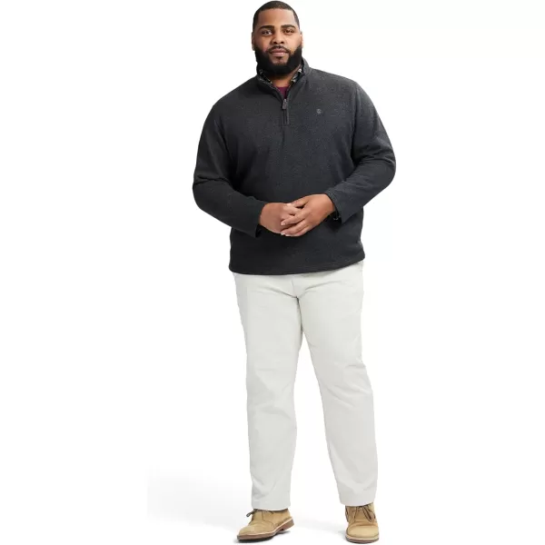IZOD Men's Big and Tall Thermosoft Quarter Zip Sweater Fleece Pullover