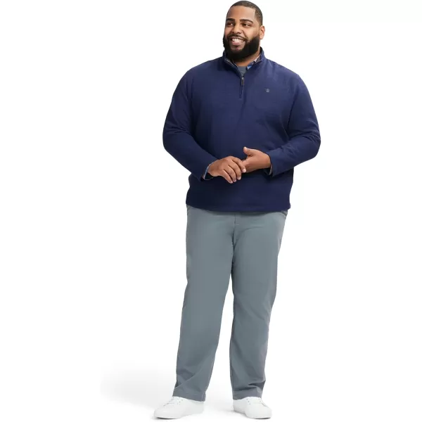 IZOD Men's Big and Tall Thermosoft Quarter Zip Sweater Fleece Pullover
