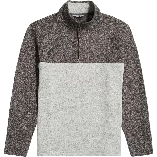 IZOD Men's Big and Tall Thermosoft Quarter Zip Sweater Fleece Pullover