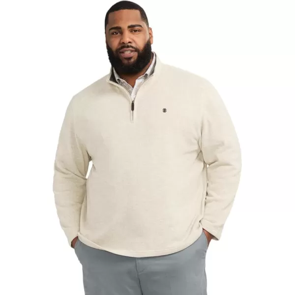 IZOD Men's Big and Tall Thermosoft Quarter Zip Sweater Fleece Pullover