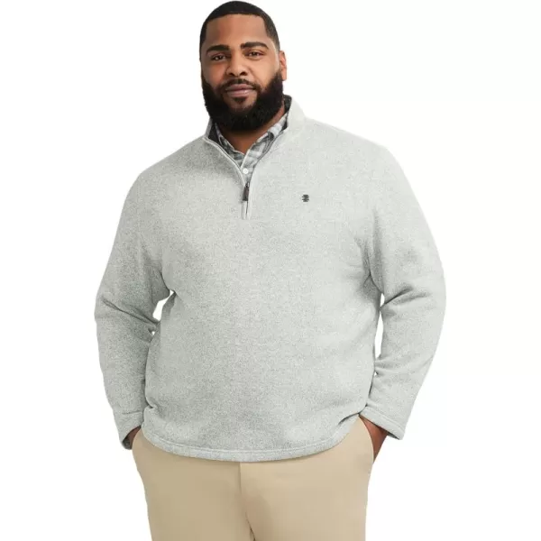 IZOD Men's Big and Tall Thermosoft Quarter Zip Sweater Fleece Pullover