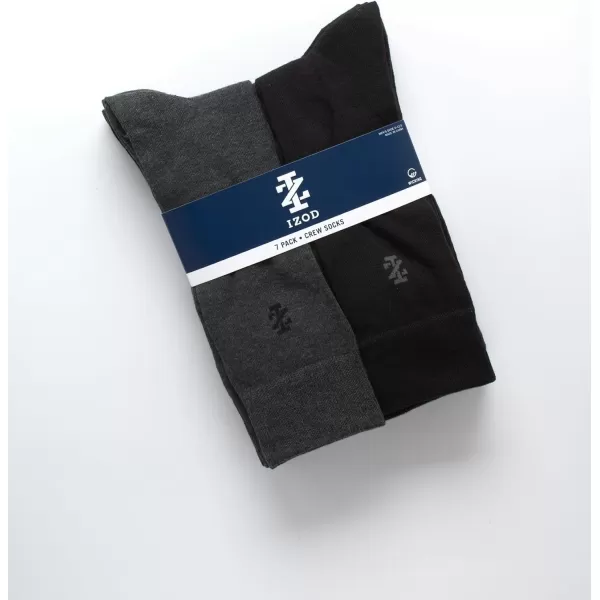 IZOD Men's Dress Socks - Lightweight Mid-Calf Crew Dress Socks 