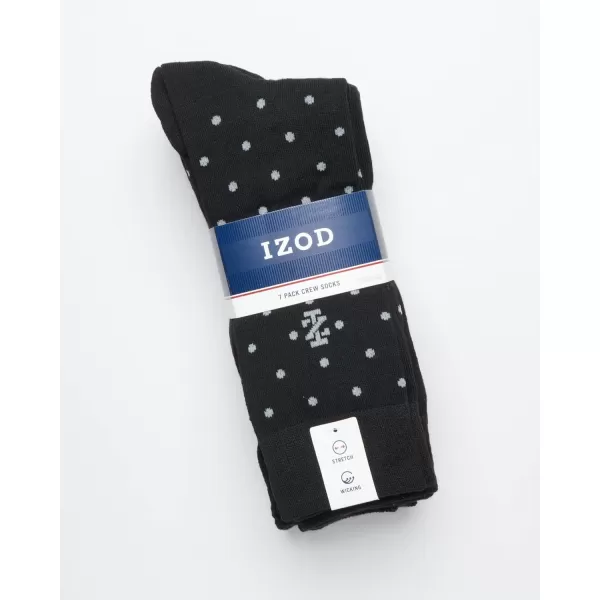 IZOD Men's Dress Socks - Lightweight Mid-Calf Crew Dress Socks 