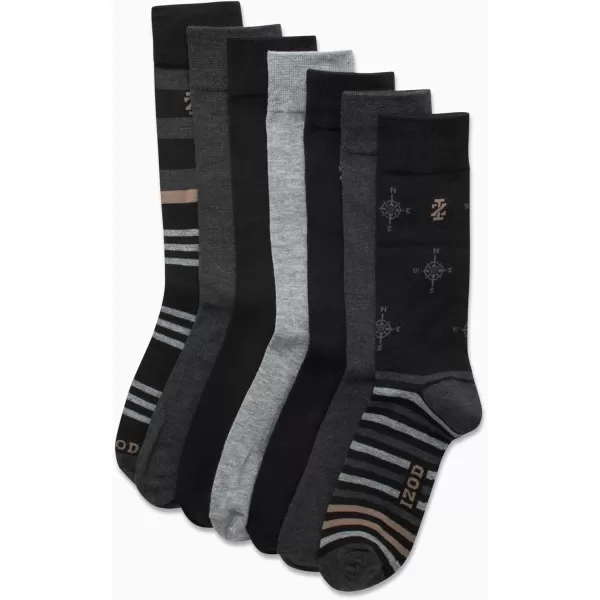 IZOD Men's Dress Socks - Lightweight Mid-Calf Crew Dress Socks 
