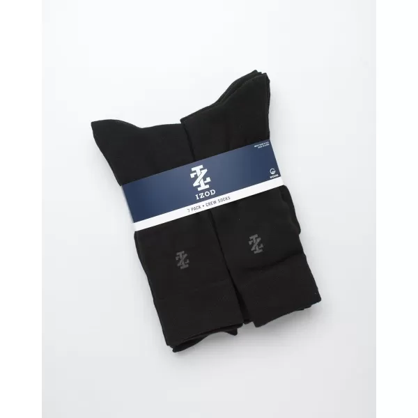 IZOD Men's Dress Socks - Lightweight Mid-Calf Crew Dress Socks 