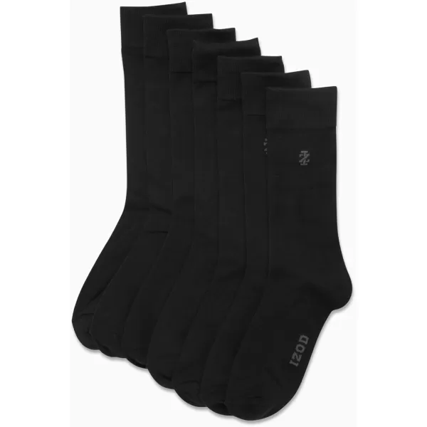 IZOD Men's Dress Socks - Lightweight Mid-Calf Crew Dress Socks 