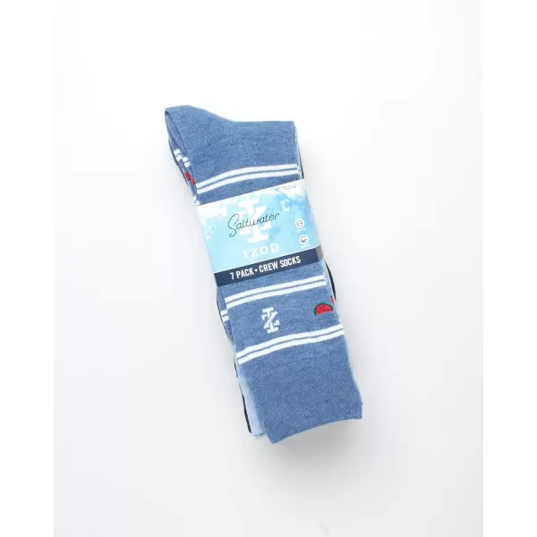 IZOD Men's Dress Socks - Lightweight Mid-Calf Crew Dress Socks 