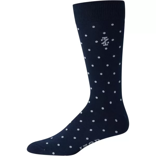 IZOD Men's Dress Socks - Lightweight Mid-Calf Crew Dress Socks 