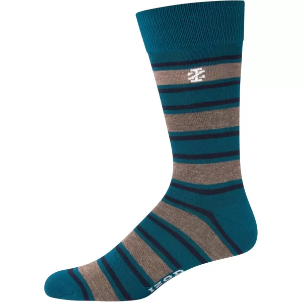 IZOD Men's Dress Socks - Lightweight Mid-Calf Crew Dress Socks 
