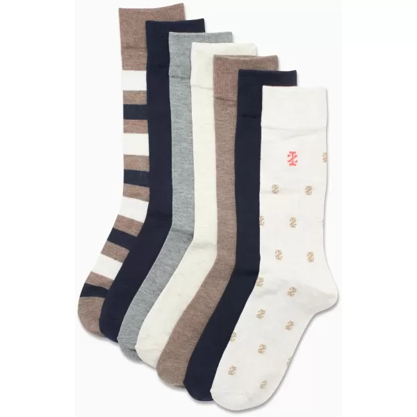 IZOD Men's Dress Socks - Lightweight Mid-Calf Crew Dress Socks 