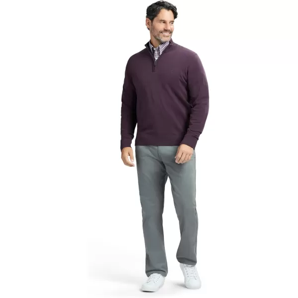 IZOD Men's Premium Essentials Quarter Zip Sweater