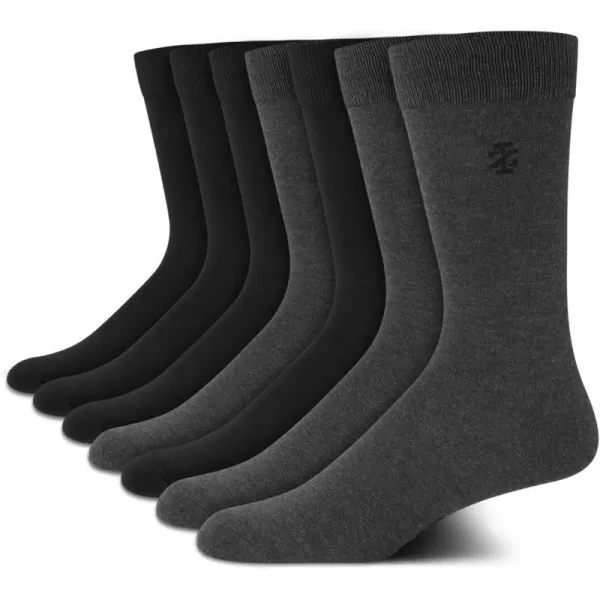 IZOD Men's Dress Socks - Lightweight Mid-Calf Crew Dress Socks 