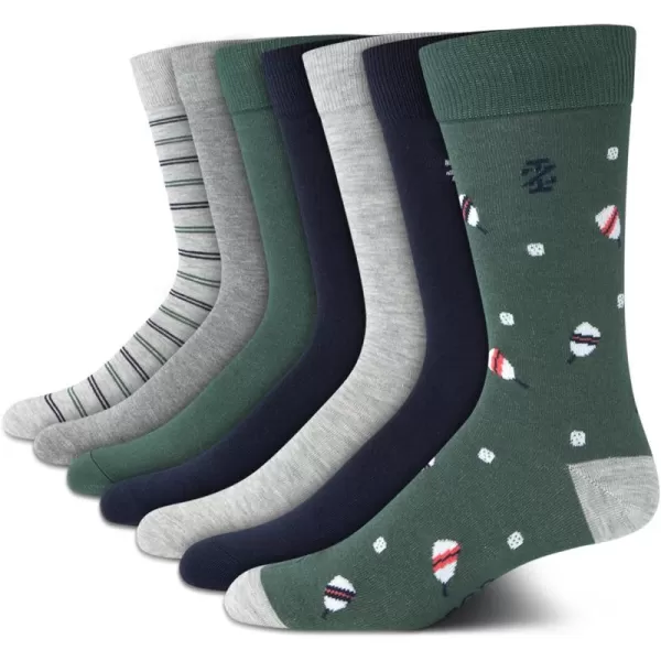 IZOD Men's Dress Socks - Lightweight Mid-Calf Crew Dress Socks