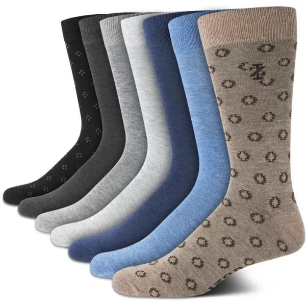 IZOD Men's Dress Socks - Lightweight Mid-Calf Crew Dress Socks 