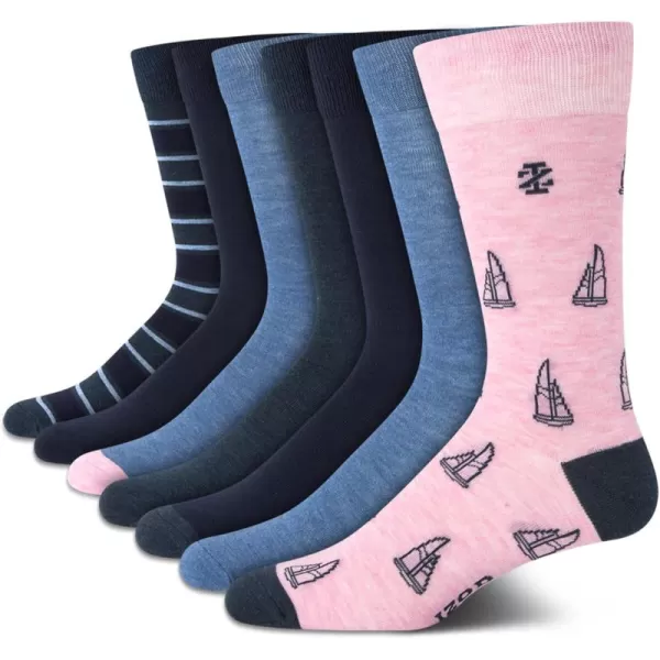 IZOD Men's Dress Socks - Lightweight Mid-Calf Crew Dress Socks