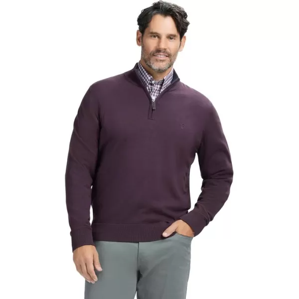 IZOD Men's Premium Essentials Quarter Zip Sweater