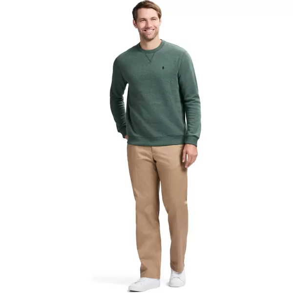 IZOD Men's Advantage Performance Crewneck Fleece Pullover Sweatshirt