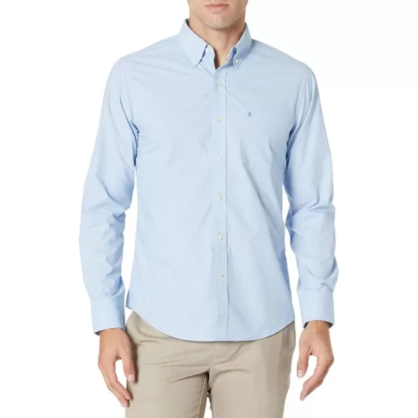 IZOD Men’s Performance Comfort Long Sleeve Solid Button Down Shirt