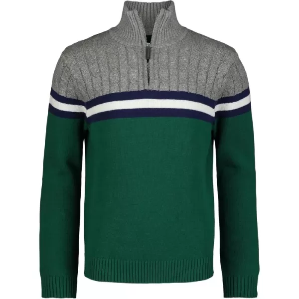 imageIZOD Boys Quarter Zip Pullover SweaterHunter Cable