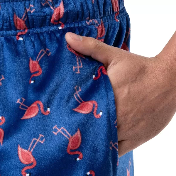 imageIZOD Mens Lite Touch Fleece Sleep Pajama PantBright Blue